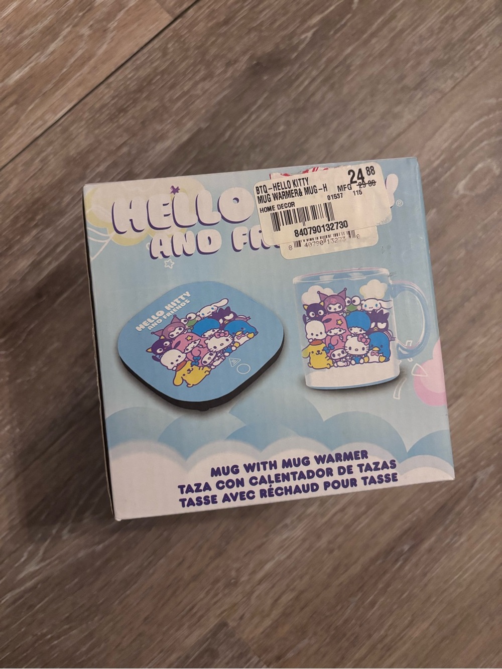 Hello Kitty Blue Character Mug with Matching Warmer